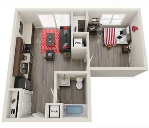 1 Bed 1 Bath - Image 39