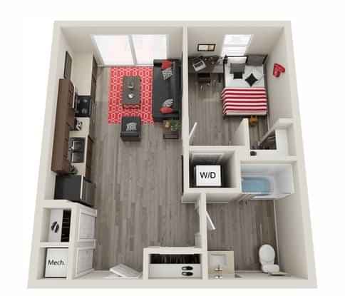 1 Bed 1 Bath - Image 41