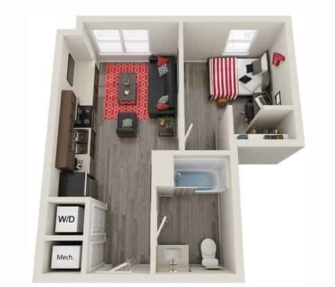 1 Bed 1 Bath - Image 36