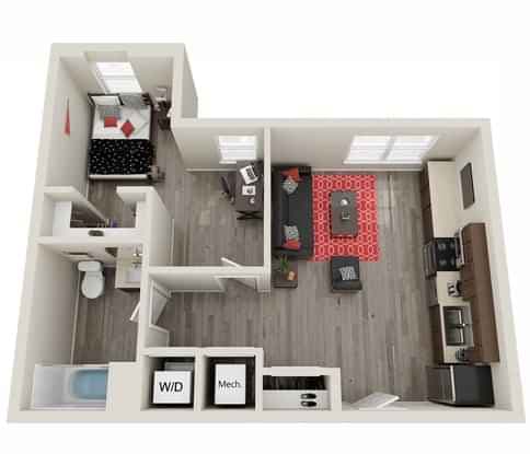 1 Bed 1 Bath - Image 35