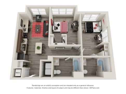 2 Bed 2 Bath - Image 21