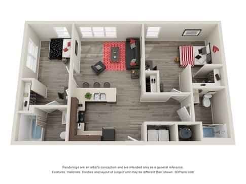 2 Bed 2 Bath - Image 24