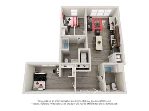 2 Bed 2 Bath - Image 19