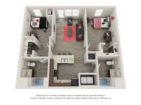 2 Bed 2 Bath - Image 17