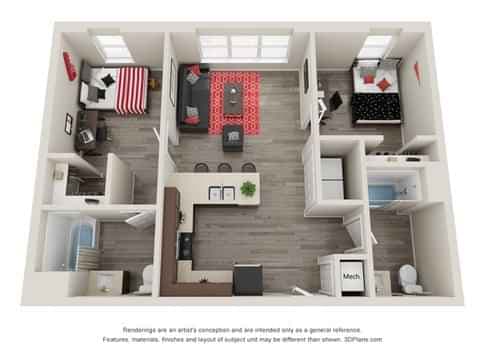2 Bed 2 Bath - Image 23