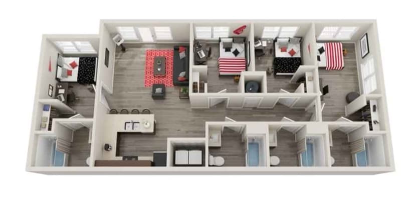 4 Bed 4 Bath - Image 22