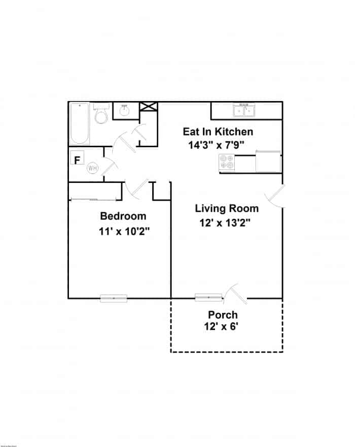 1 Bed 1 Bath