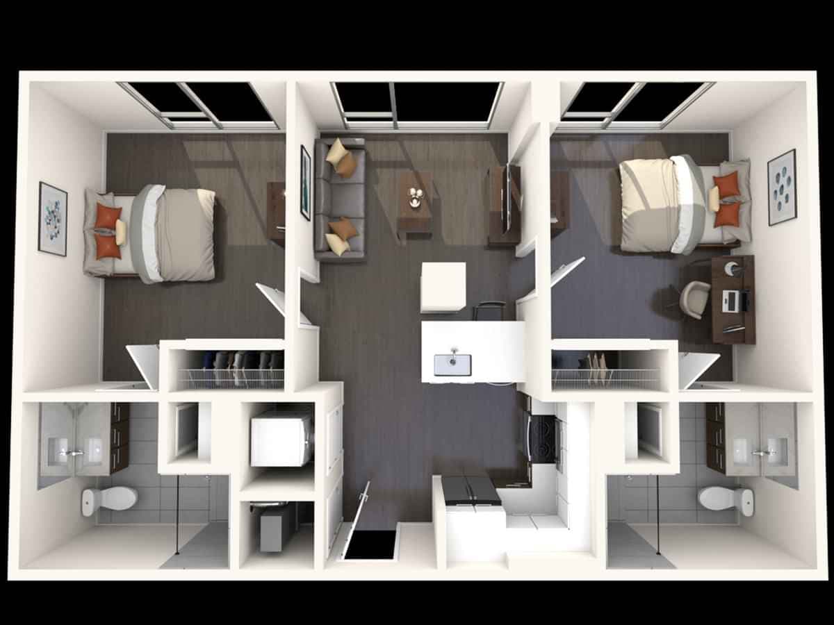 2 Bed 2 Bath - Image 2