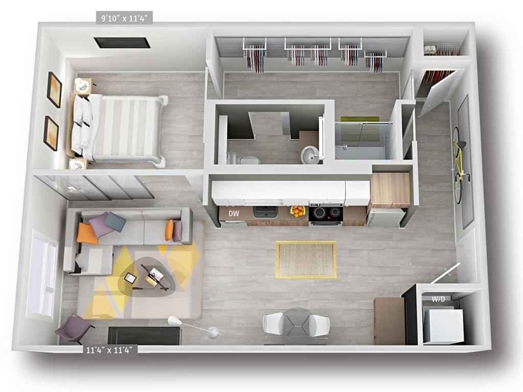 1 Bed 1 Bath - Image 4