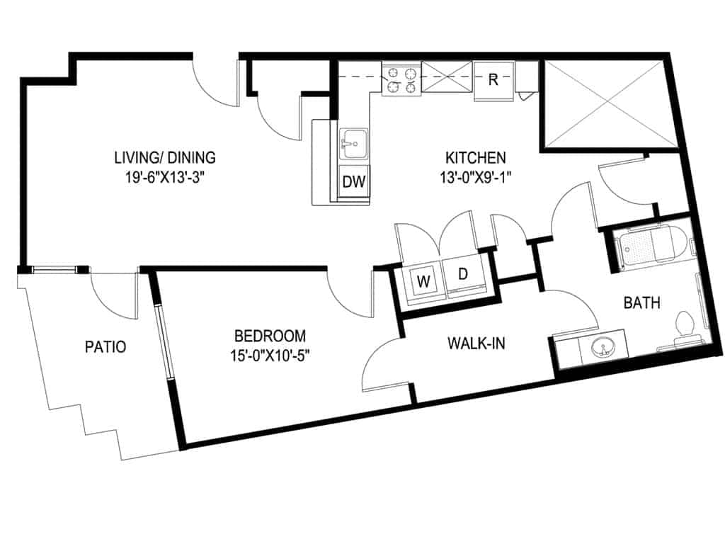 1 Bed 1 Bath - Image 2