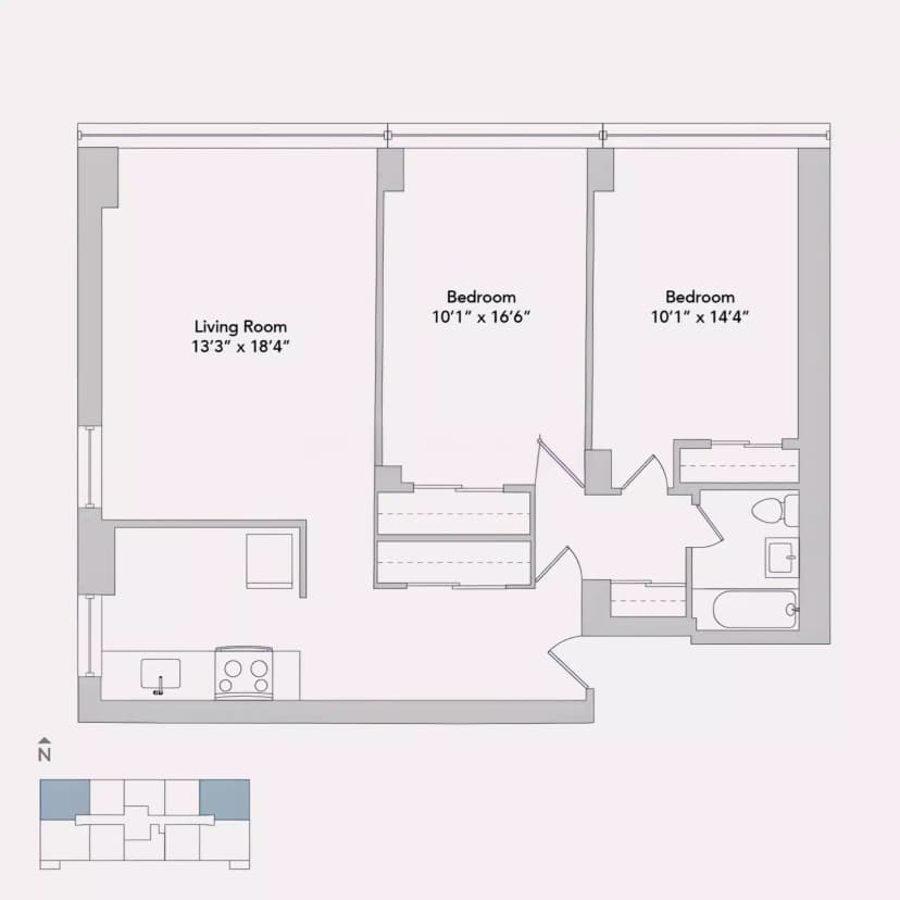 2 Bed 1 Bath - Image 4