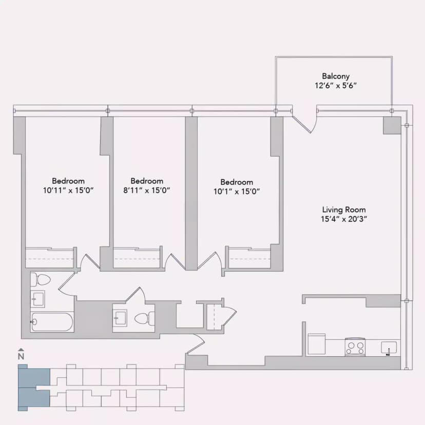 3 Bed  1.5 Bath - Image 2