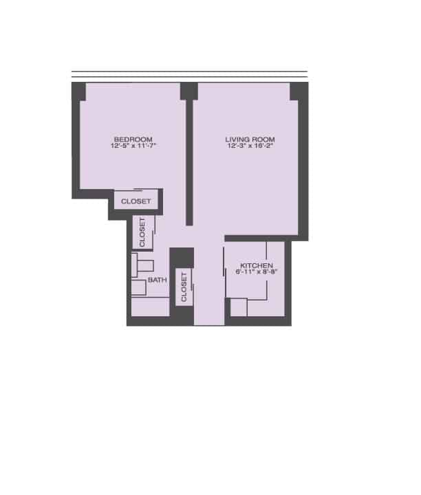 Renovated 1 Bed - Image 1