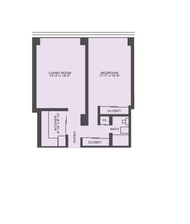 Renovated 1 Bed - Image 2