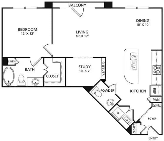 1 Bed 1 Bath  - Image 10