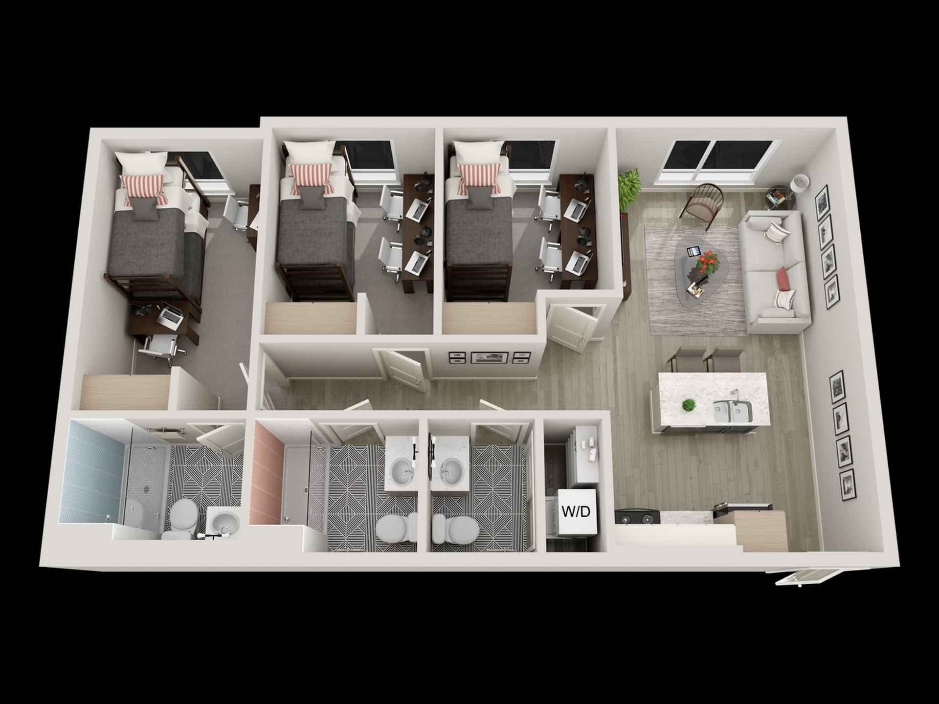 3 Bed 2 Bath - Image 4