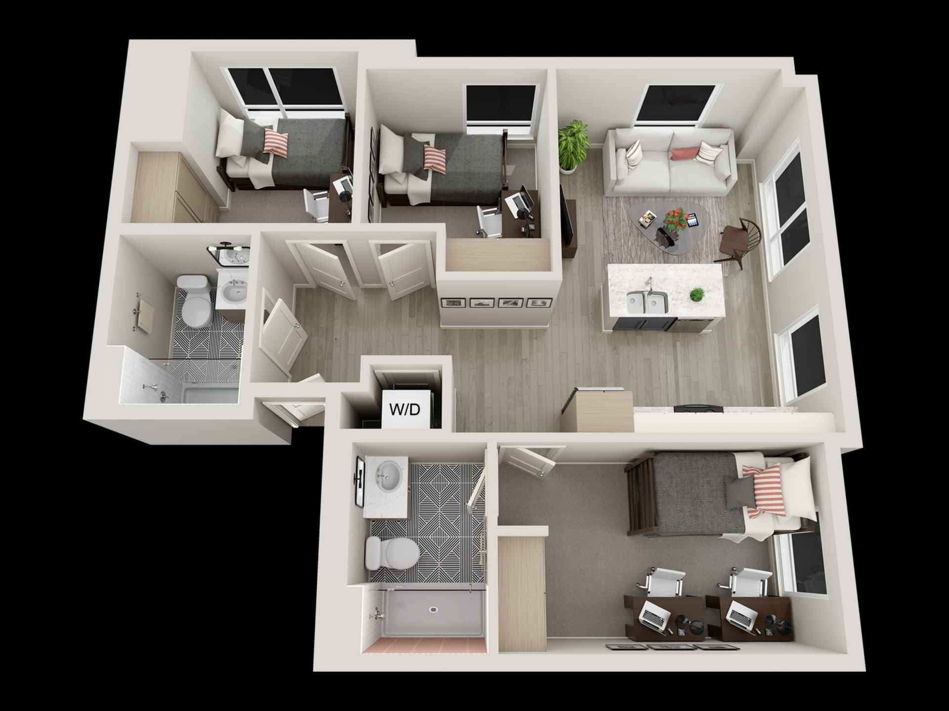 3 Bed 2 Bath - Image 3
