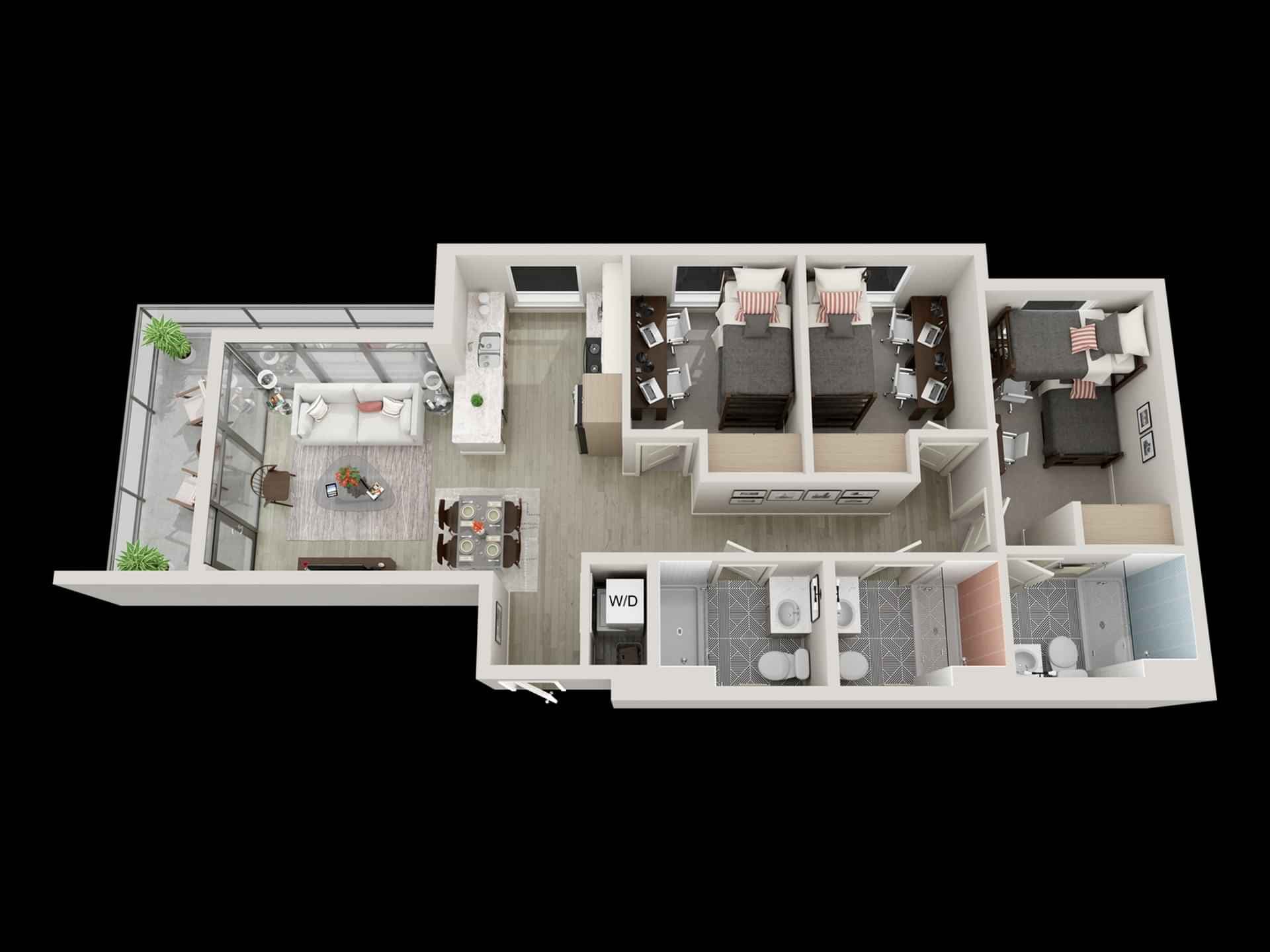 3 Bed 3 Bath - Image 2