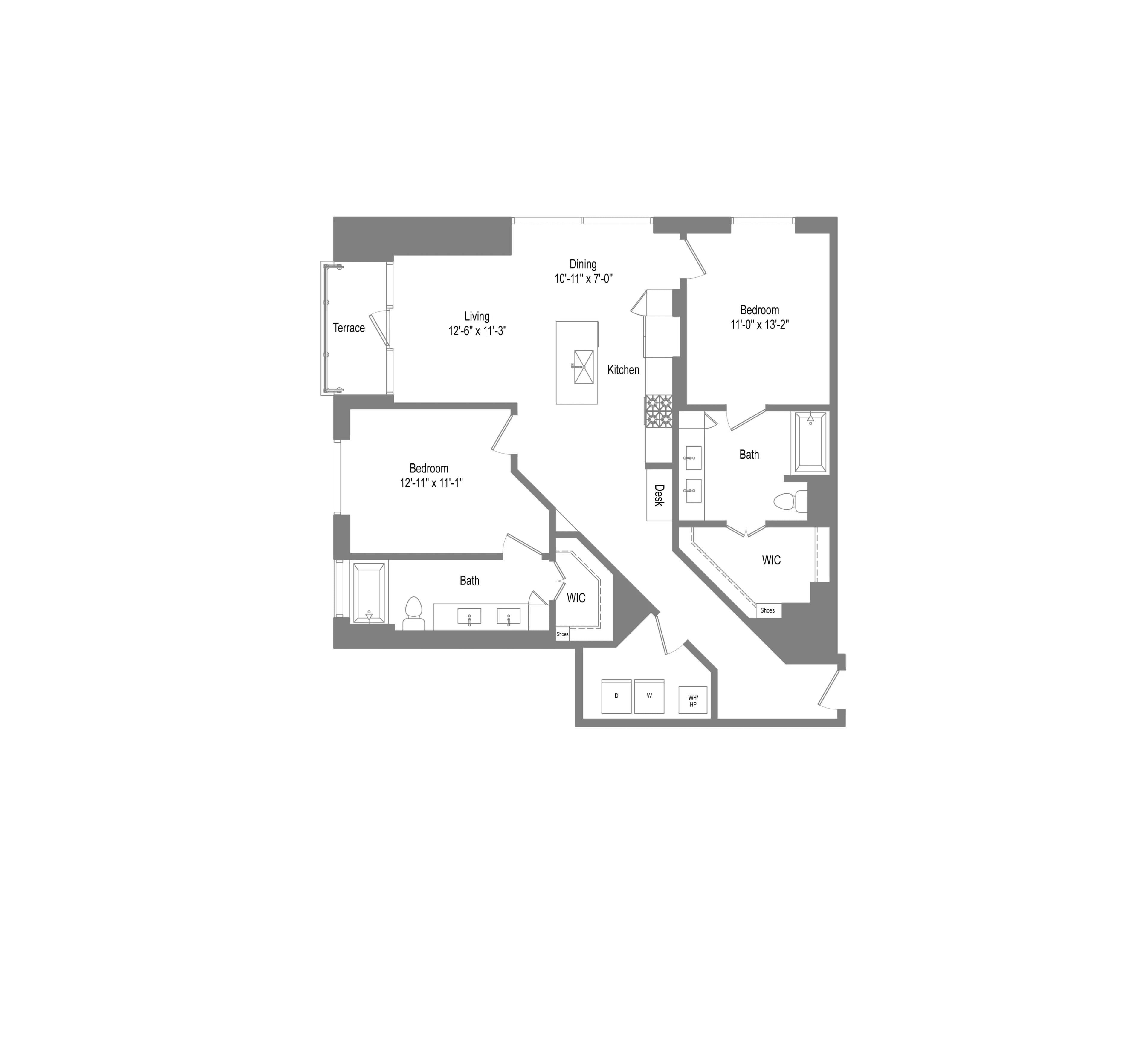 2 Bed 2 Bath - Image 8