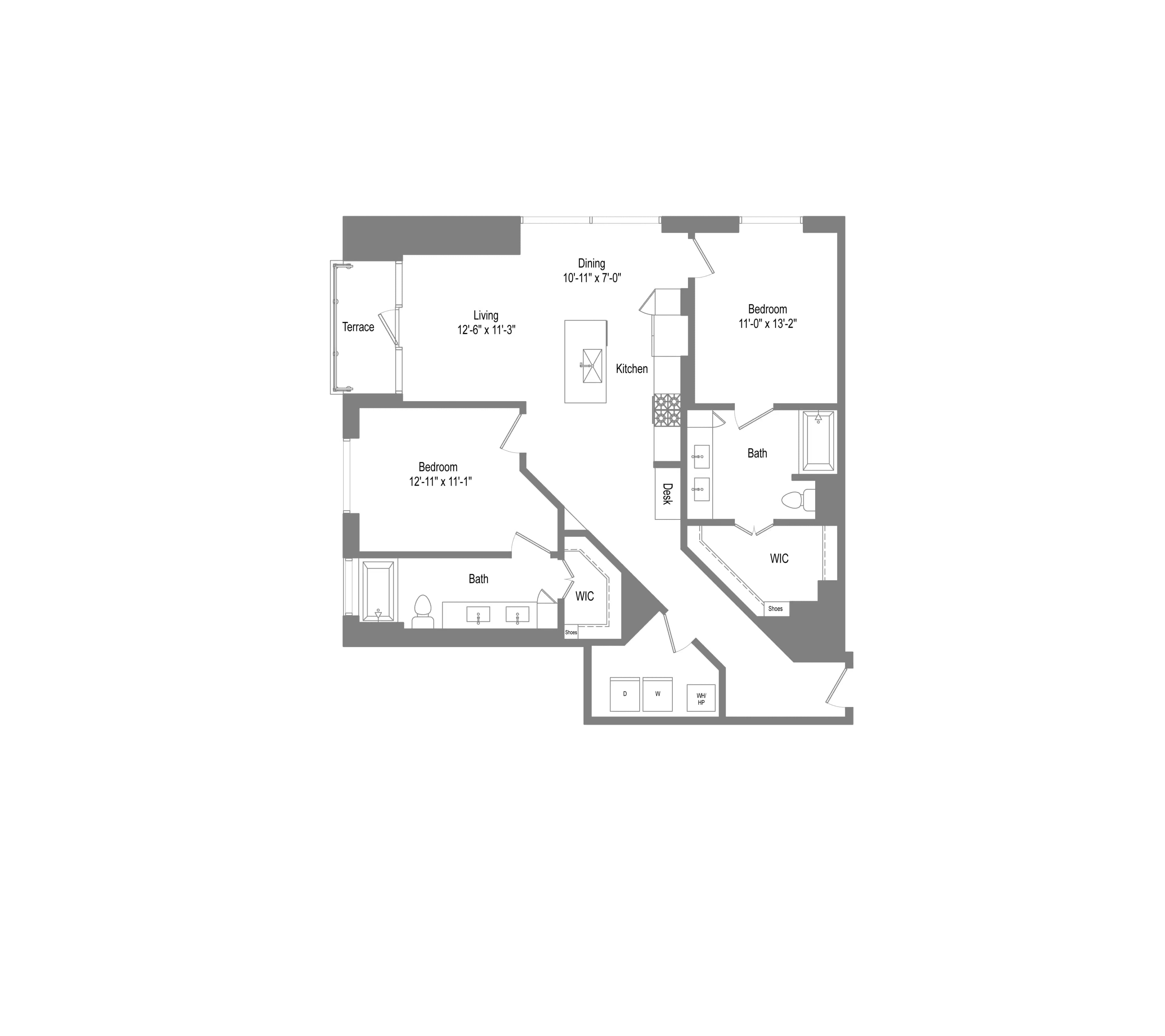 2 Bed 2 Bath - Image 7