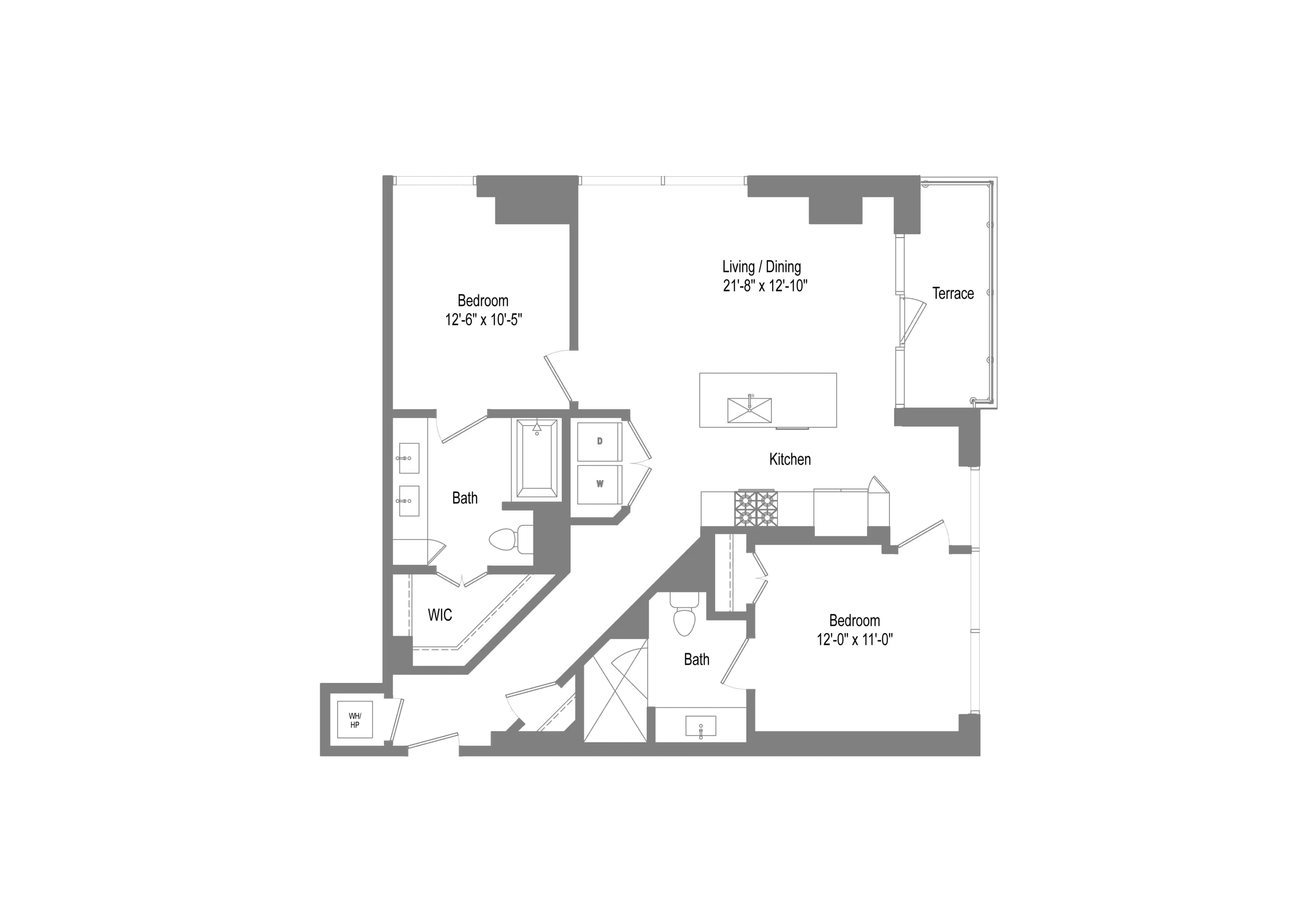 2 Bed 2 Bath - Image 3