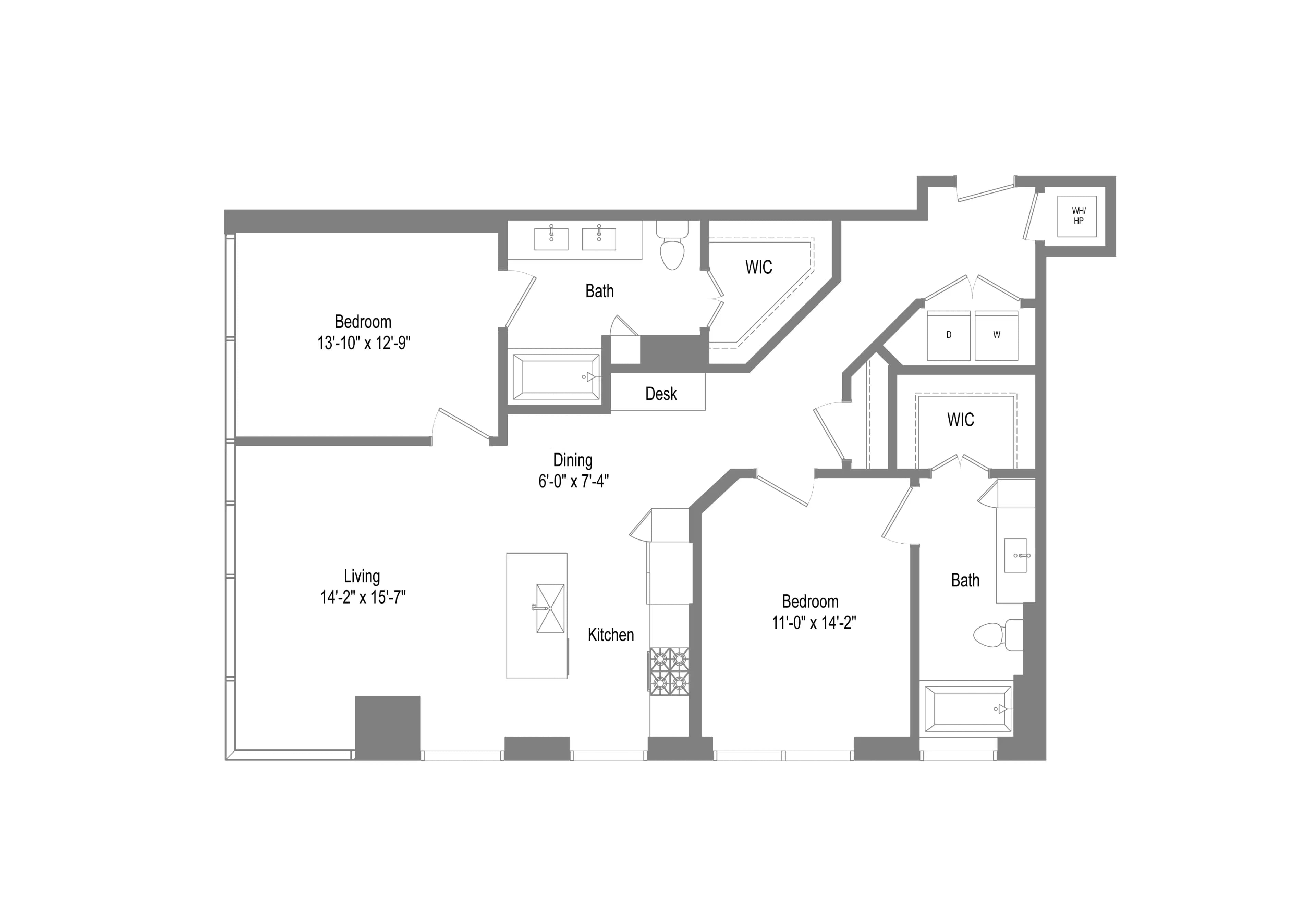 2 Bed 2 Bath - Image 6