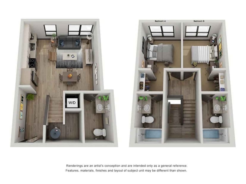 2 Bedroom 2 Bathroom - Image 2
