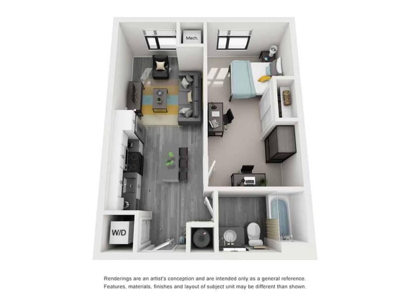 1 Bedroom 1 Bathroom