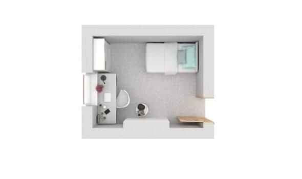 Bedroom Silver (Shared Bathroom) - Image 7