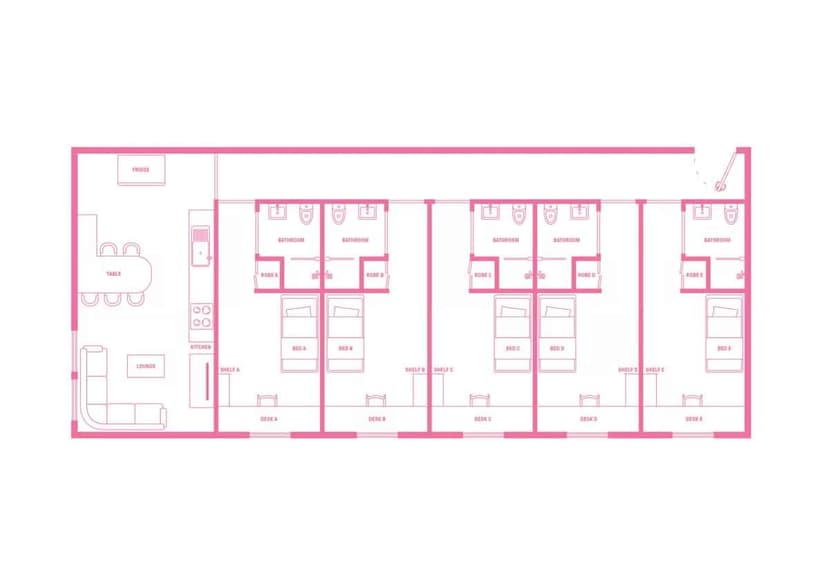 5 Bedroom Ensuite, King Single Bed - Image 9