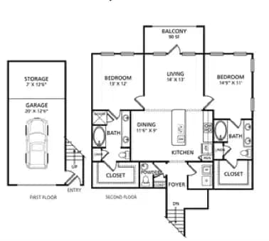 2 Beds 2.5 Baths - Image 8