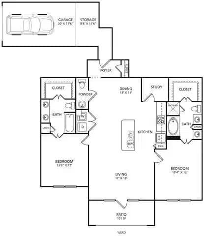 2 Beds 2.5 Baths - Image 6