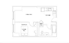 1 Bed 1 Bath - Image 4