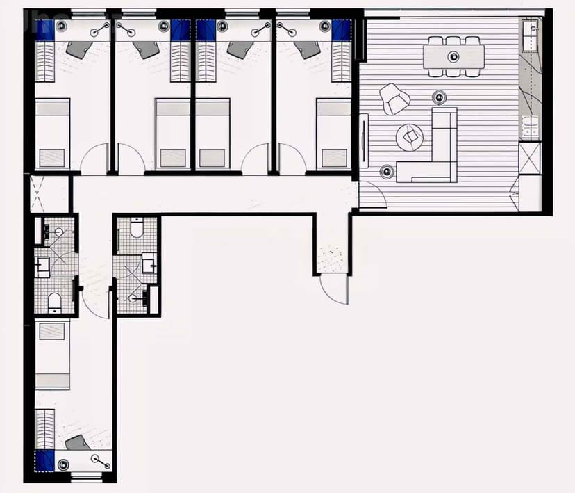 5 Bedroom Apartment Deluxe - Image 3