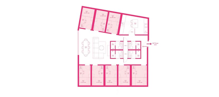 8 Bedroom Shared Bathroom, Double Bed - Image 5