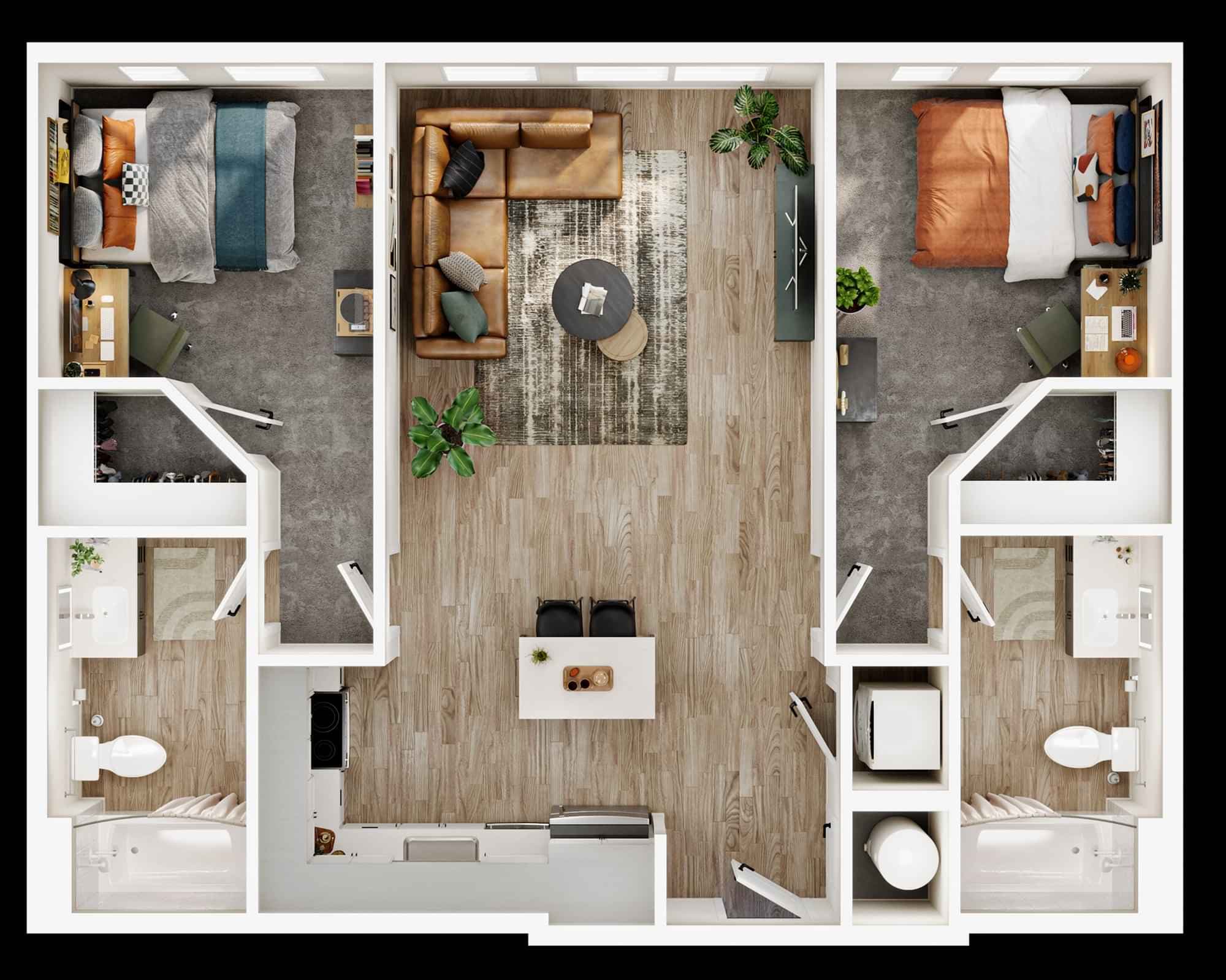 2 Bedroom 2 Bathroom - Image 5