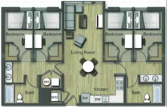 4 Bedroom 2 Bathroom - Image 1