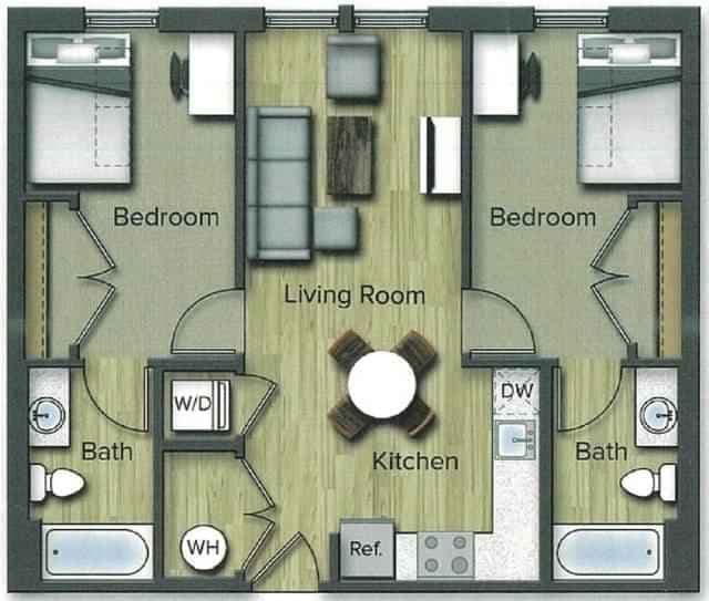 2 Bedroom 2 Bathroom - Image 2