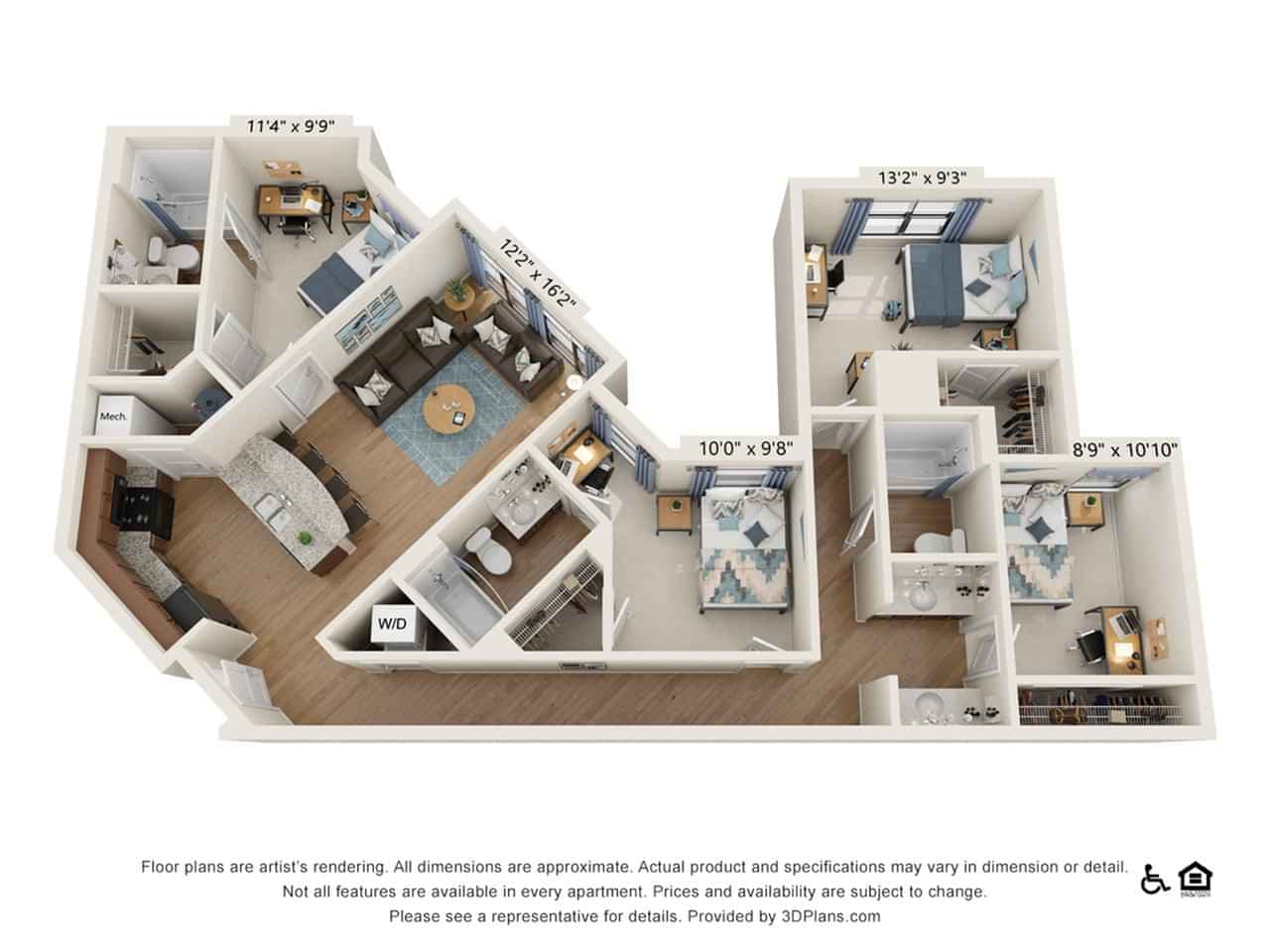 4 Bedroom 3 Bathroom - Image 1