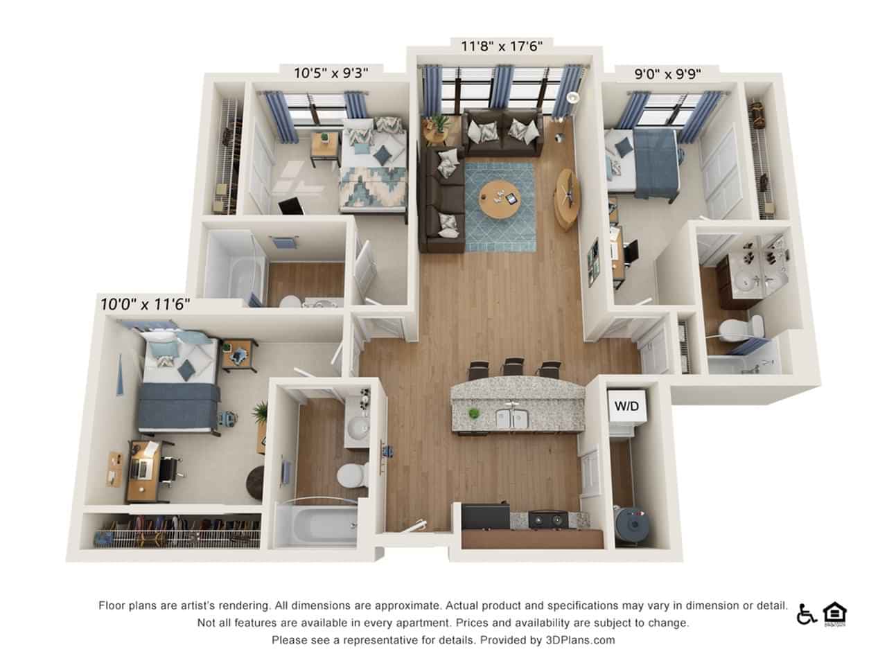 3 Bedroom 3 Bathroom - Image 5