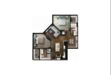 2 Bed 2 Bath - Image 3