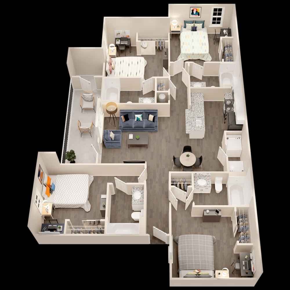 4 Bedroom 4 Bathroom - Image 4