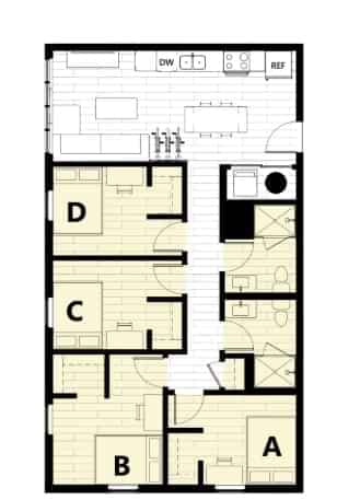 4 Bed 2 Bath - Image 3