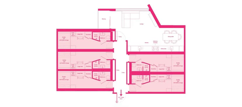 5 Bedroom Ensuite, Double Bed, Views - Image 4
