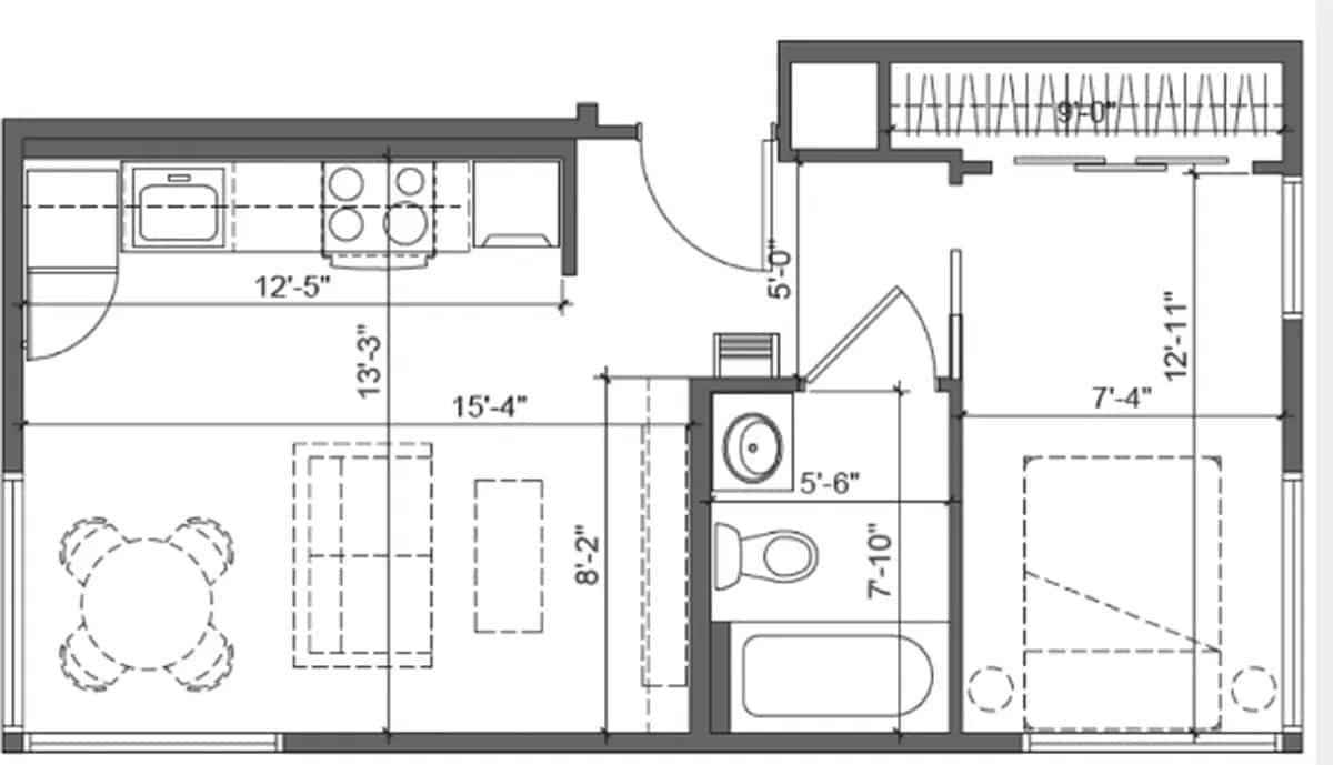 1 Bed 1 Bath - Image 3