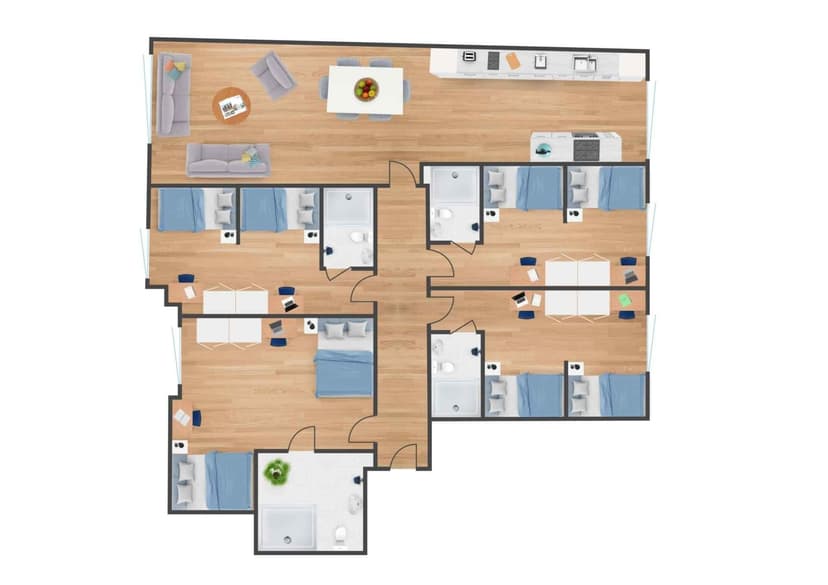 Classic Twin (Top Floor)