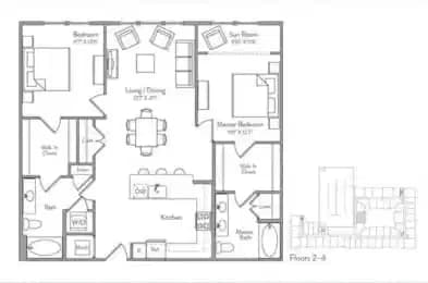 2 Bedroom 2 Bathroom - Image 3
