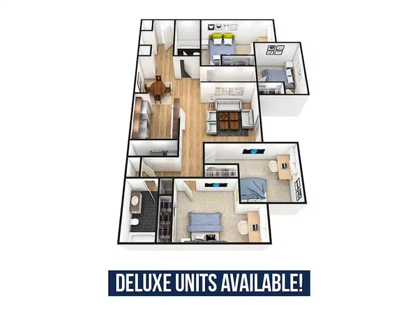 4 Bed 2 Bath