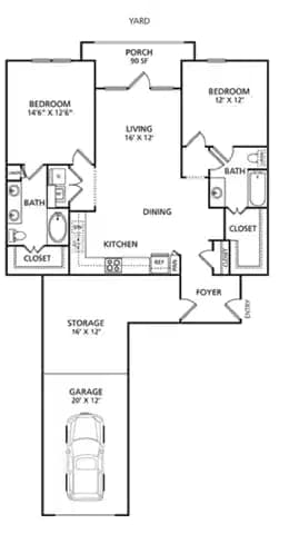 2 Beds 2 Baths - Image 1