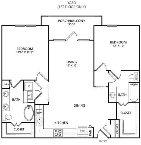 2 Beds 2 Baths - Image 2